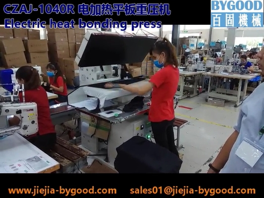 380V 0.75KW آلة الصحافة الأوتوماتيكية للملابس السيارات PLC